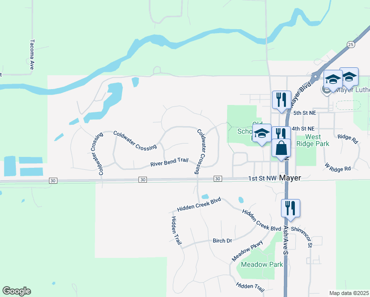 2470 Deerwoods Court, Mayer MN Walk Score