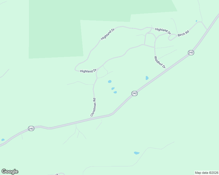 map of restaurants, bars, coffee shops, grocery stores, and more near 250 Christmas Road in Montgomery