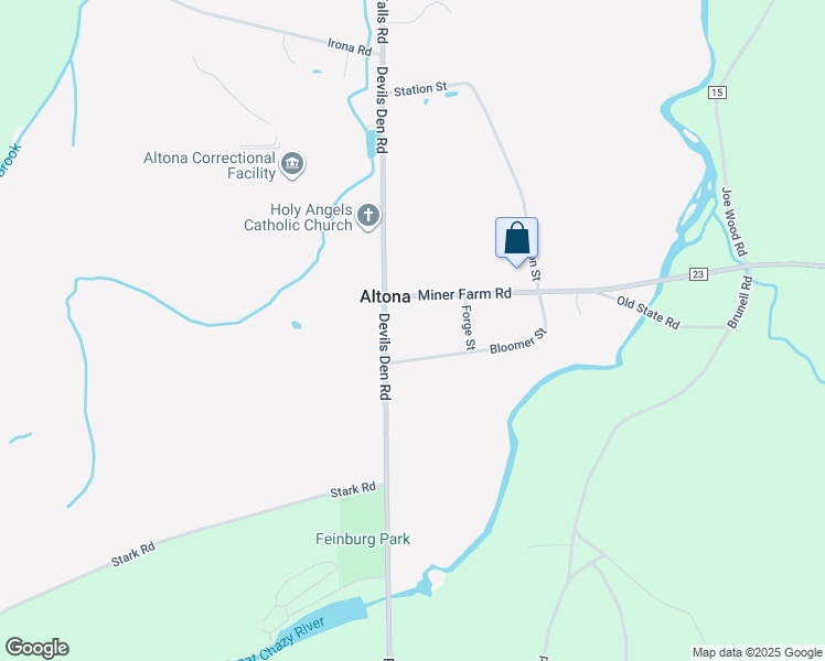 map of restaurants, bars, coffee shops, grocery stores, and more near 486 Devils Den Rd in Altona