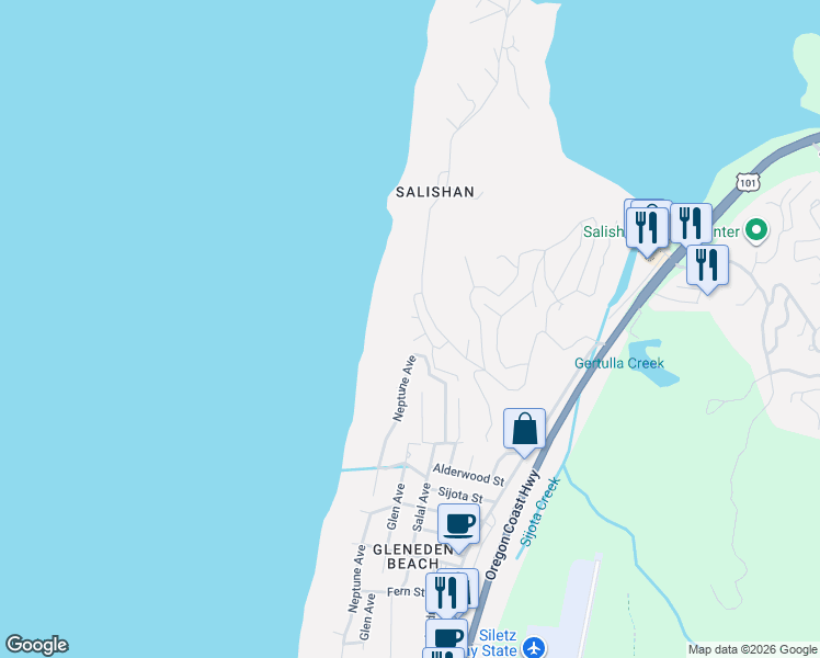 map of restaurants, bars, coffee shops, grocery stores, and more near 10 Colwell Drive in Lincoln Beach