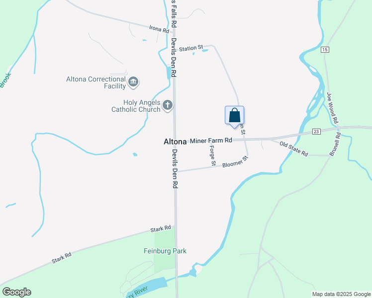 map of restaurants, bars, coffee shops, grocery stores, and more near 486 Devils Den Rd in Altona