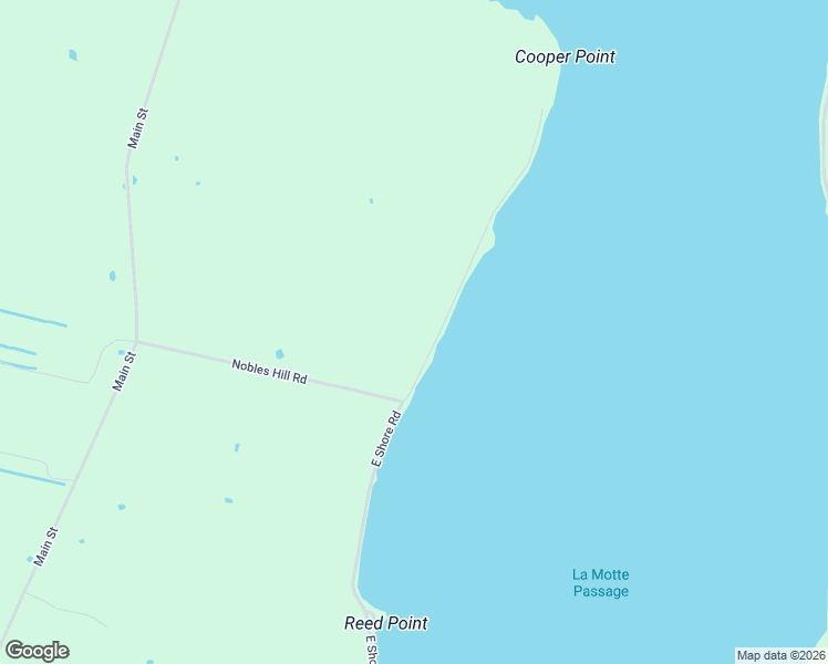 map of restaurants, bars, coffee shops, grocery stores, and more near 1099 East Shore Road in Isle La Motte