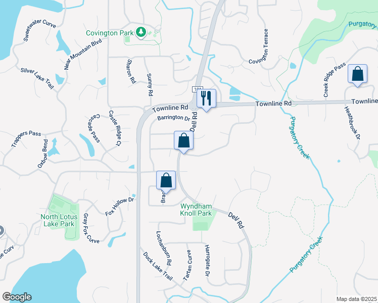 map of restaurants, bars, coffee shops, grocery stores, and more near 18844 Chennault Way in Eden Prairie