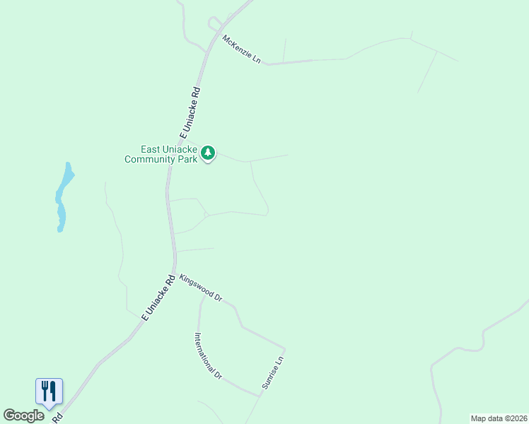 map of restaurants, bars, coffee shops, grocery stores, and more near 53 Moore Road in Mount Uniacke