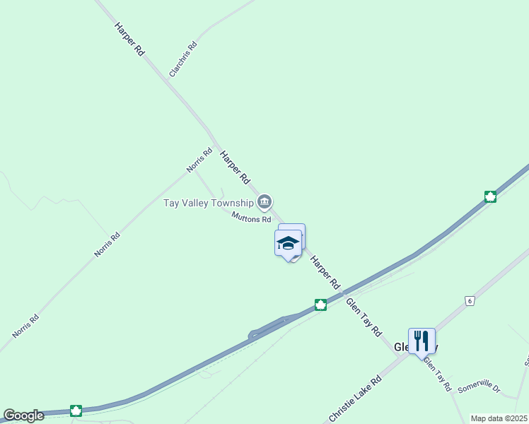 map of restaurants, bars, coffee shops, grocery stores, and more near 217 Harper Road in Perth