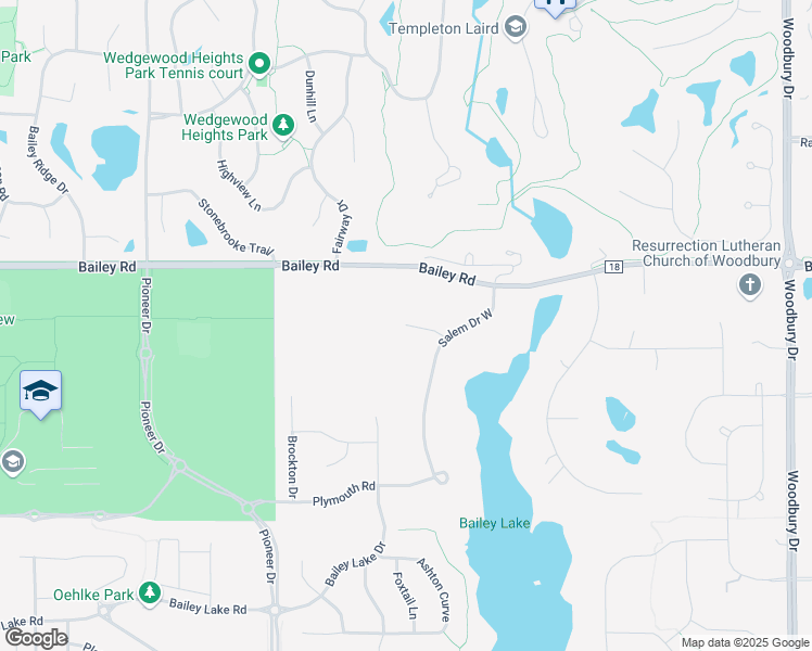 map of restaurants, bars, coffee shops, grocery stores, and more near 9201 Boston Road in Woodbury