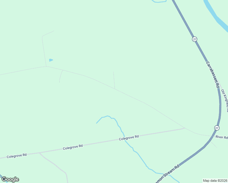 map of restaurants, bars, coffee shops, grocery stores, and more near 150 Chick Road in New Portland