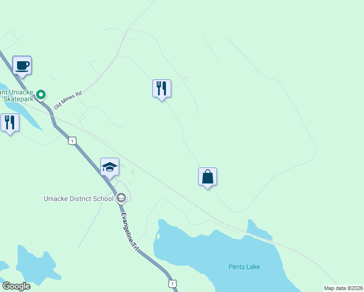 map of restaurants, bars, coffee shops, grocery stores, and more near 49 Rockwell Drive in Mount Uniacke