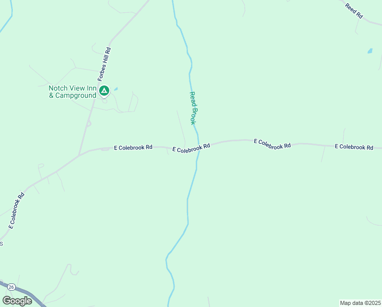map of restaurants, bars, coffee shops, grocery stores, and more near 250 East Colebrook Road in Colebrook