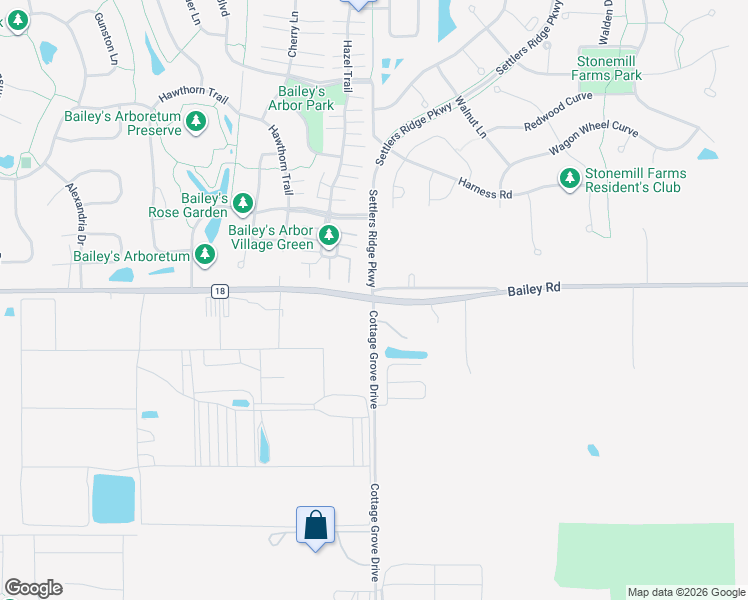 map of restaurants, bars, coffee shops, grocery stores, and more near Cottage Grove Drive in Woodbury
