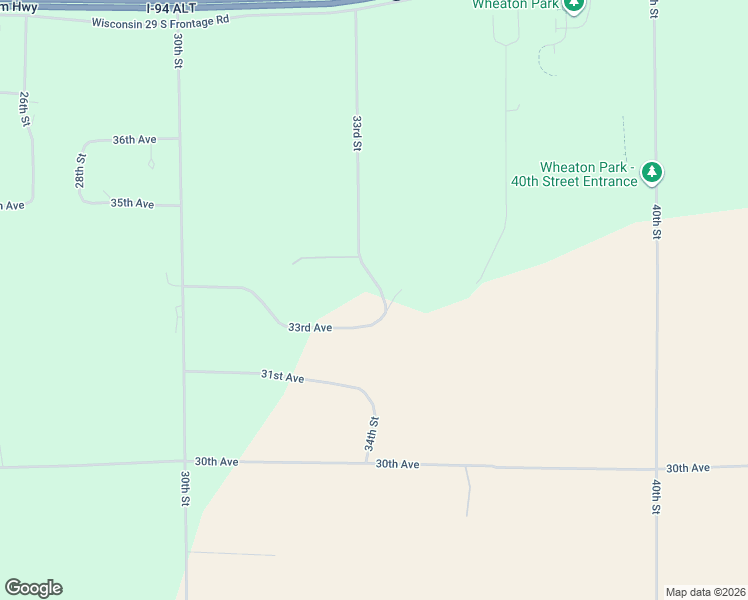 map of restaurants, bars, coffee shops, grocery stores, and more near 3282 33rd Avenue in Elk Mound