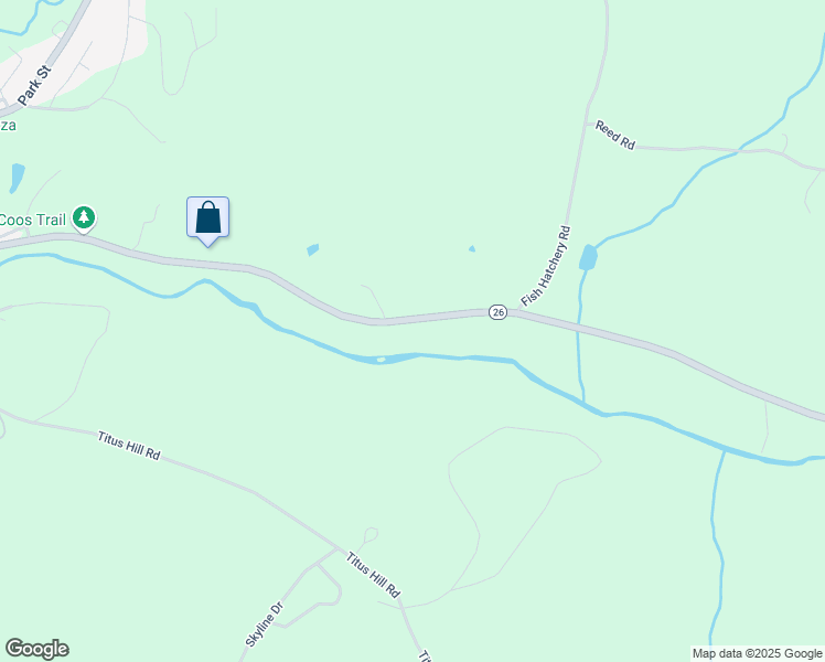 map of restaurants, bars, coffee shops, grocery stores, and more near 160 New Hampshire 26 in Colebrook