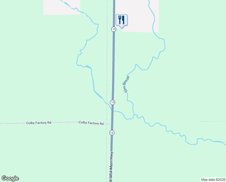map of restaurants, bars, coffee shops, grocery stores, and more near 8112 Wisconsin 13 in Colby