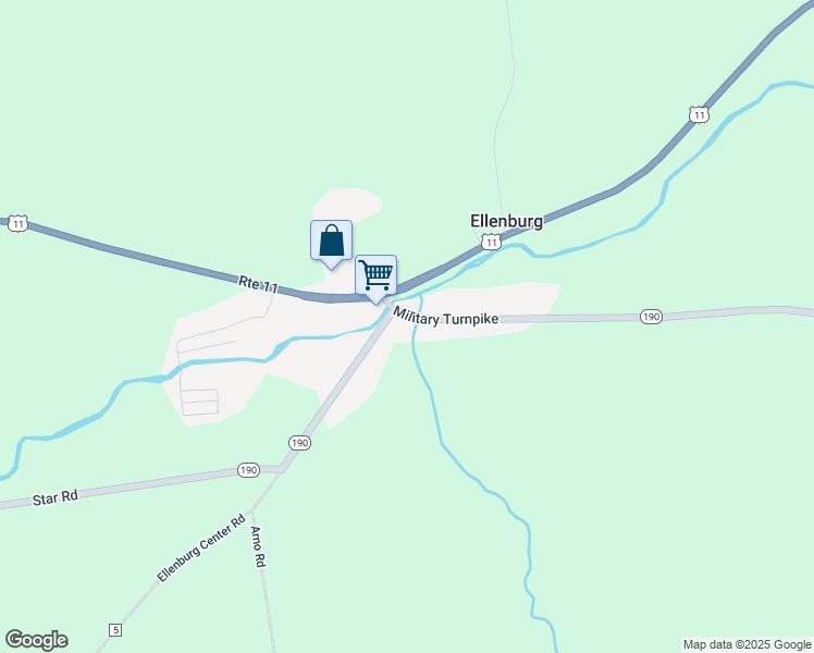 map of restaurants, bars, coffee shops, grocery stores, and more near 6623 Military Turnpike in Ellenburg Center
