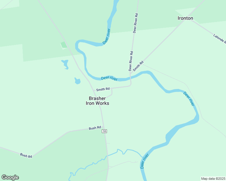 map of restaurants, bars, coffee shops, grocery stores, and more near 26 Smith Road in Brasher Falls