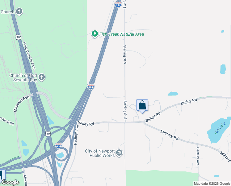 map of restaurants, bars, coffee shops, grocery stores, and more near 1645 Sterling Street South in Maplewood