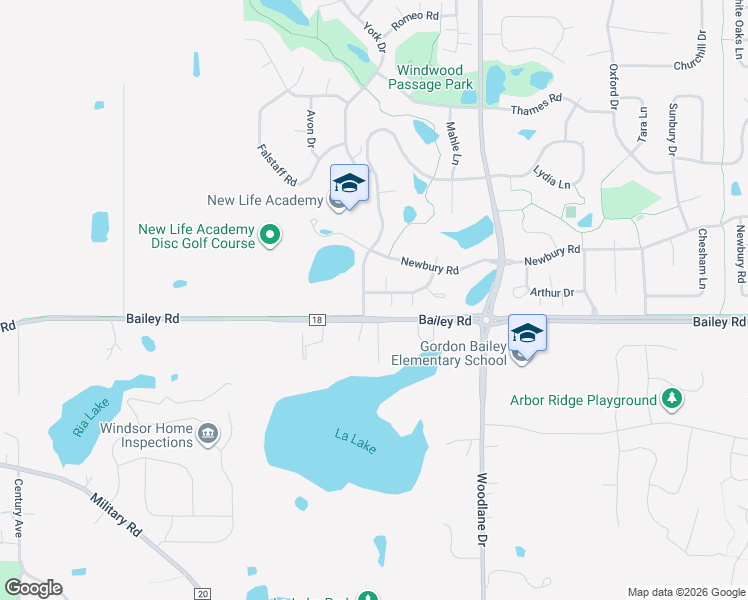 map of restaurants, bars, coffee shops, grocery stores, and more near 6765 Christian Curve in Woodbury