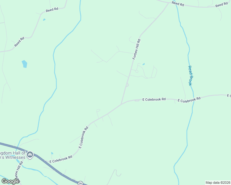map of restaurants, bars, coffee shops, grocery stores, and more near 15 Forbes Hill Road in Colebrook