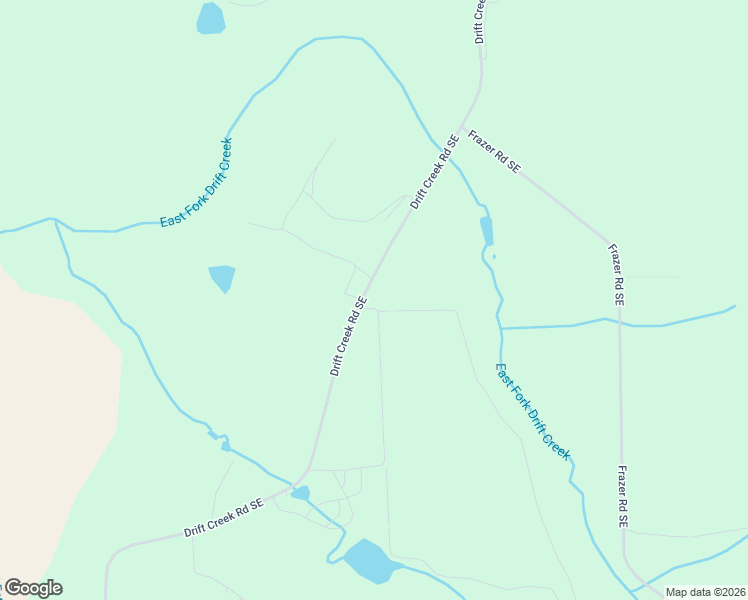 map of restaurants, bars, coffee shops, grocery stores, and more near 3812 Drift Creek Road Southeast in Sublimity