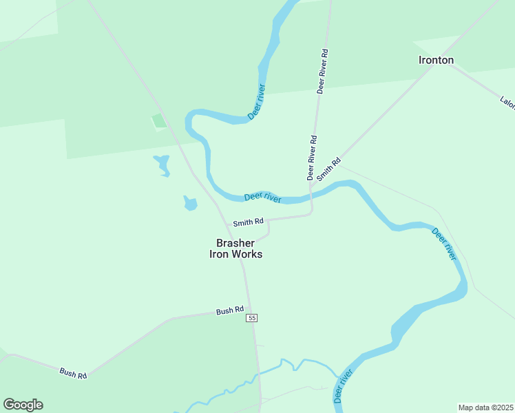 map of restaurants, bars, coffee shops, grocery stores, and more near 26 Smith Road in Brasher Falls