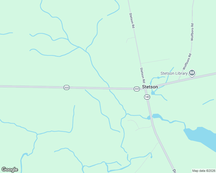 map of restaurants, bars, coffee shops, grocery stores, and more near 1194 Mullen Road in Stetson