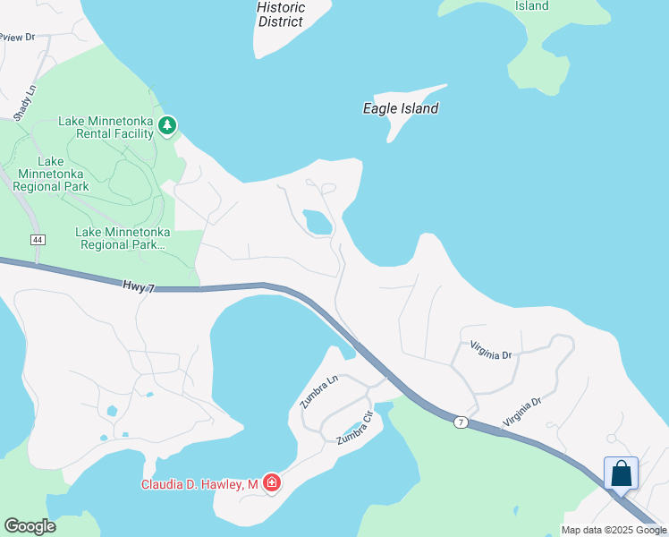 map of restaurants, bars, coffee shops, grocery stores, and more near 5350 Yellowstone Trail in Excelsior