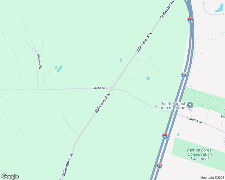 map of restaurants, bars, coffee shops, grocery stores, and more near 88 Stillwater Avenue in Orono