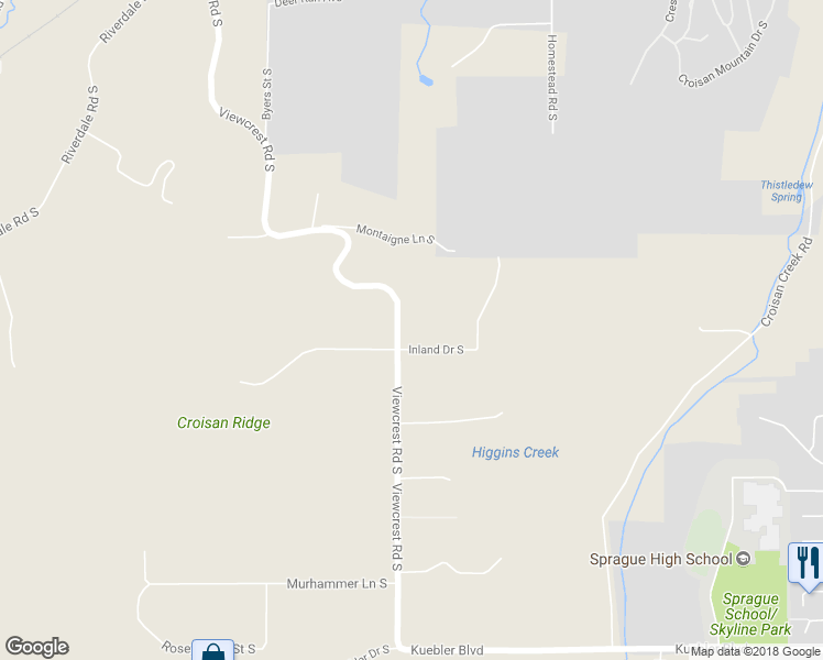 map of restaurants, bars, coffee shops, grocery stores, and more near 4466 Viewcrest Road South in Salem