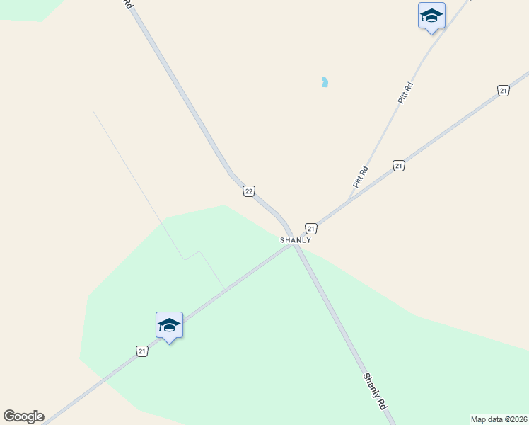 map of restaurants, bars, coffee shops, grocery stores, and more near 7019 Shanly Road in Spencerville