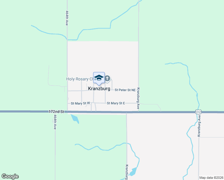 map of restaurants, bars, coffee shops, grocery stores, and more near 201 Saint Peter Street Northeast in Goodwin