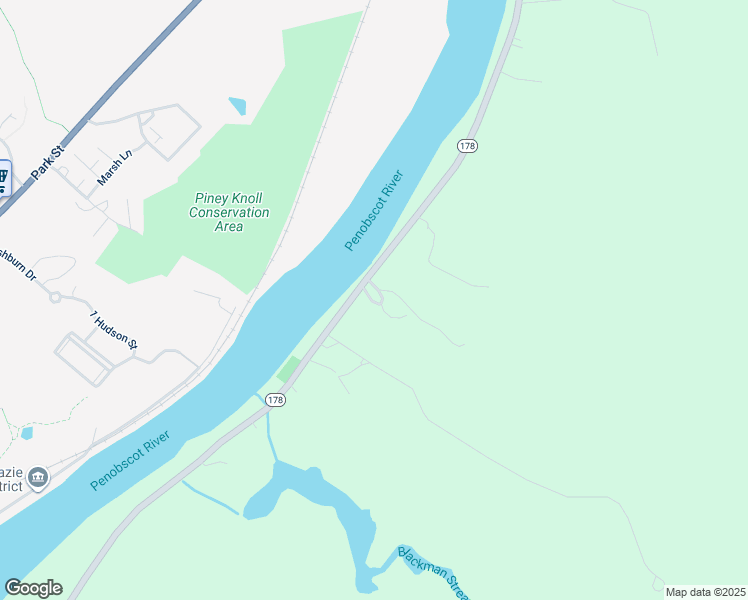 map of restaurants, bars, coffee shops, grocery stores, and more near 504 Main Street in Bradley