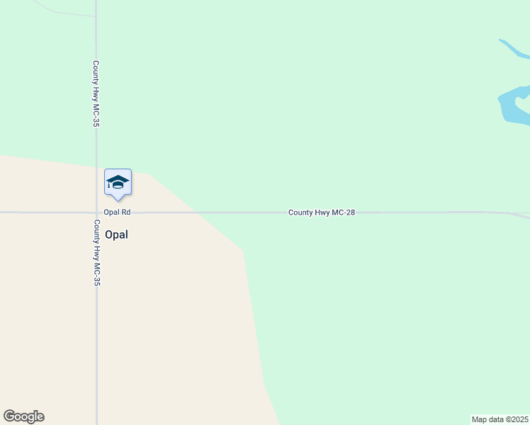 map of restaurants, bars, coffee shops, grocery stores, and more near Opal Road in Meade County