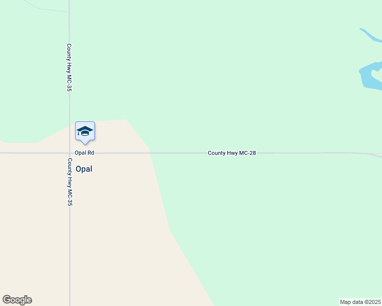 map of restaurants, bars, coffee shops, grocery stores, and more near Opal Road in Meade County