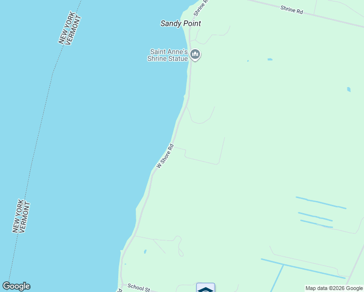 map of restaurants, bars, coffee shops, grocery stores, and more near 467 West Shore Road in Isle La Motte