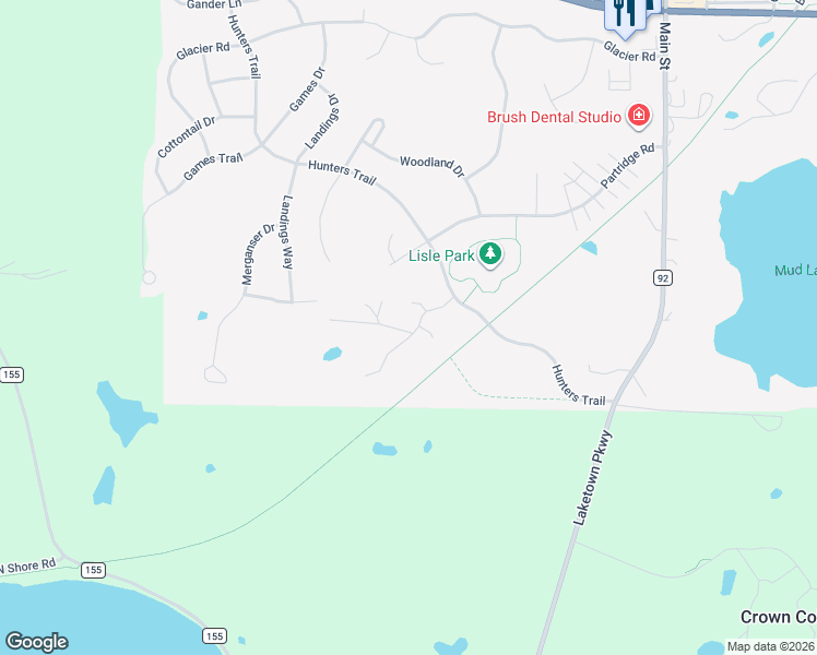 map of restaurants, bars, coffee shops, grocery stores, and more near 9204 Maas Circle in Minnetrista