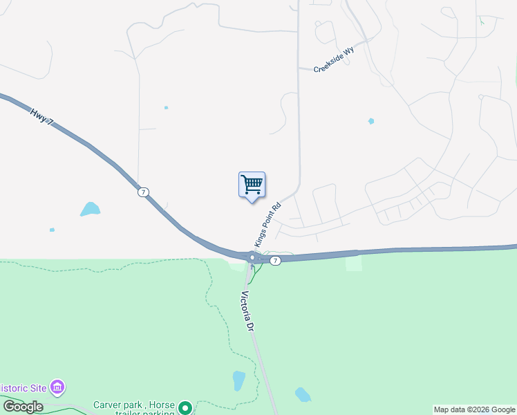 map of restaurants, bars, coffee shops, grocery stores, and more near 4350 Kings Point Road in Minnetrista