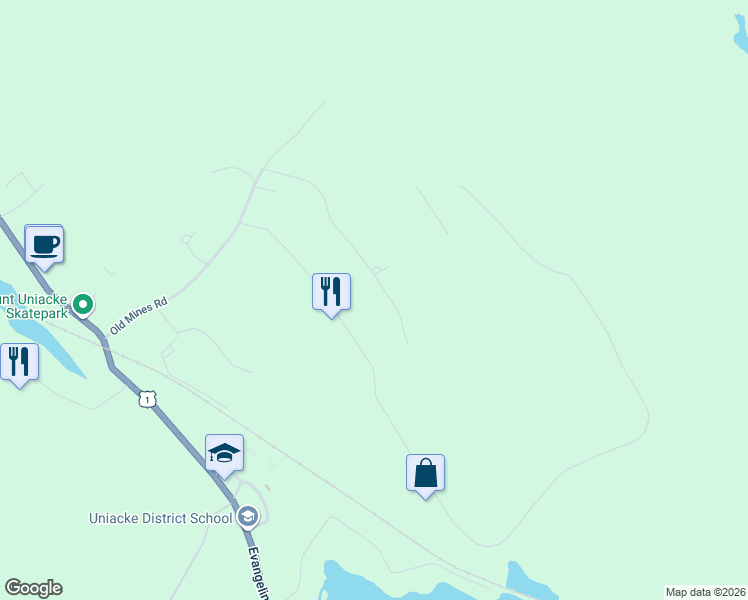 map of restaurants, bars, coffee shops, grocery stores, and more near 131 Morning Breeze Drive in Mount Uniacke