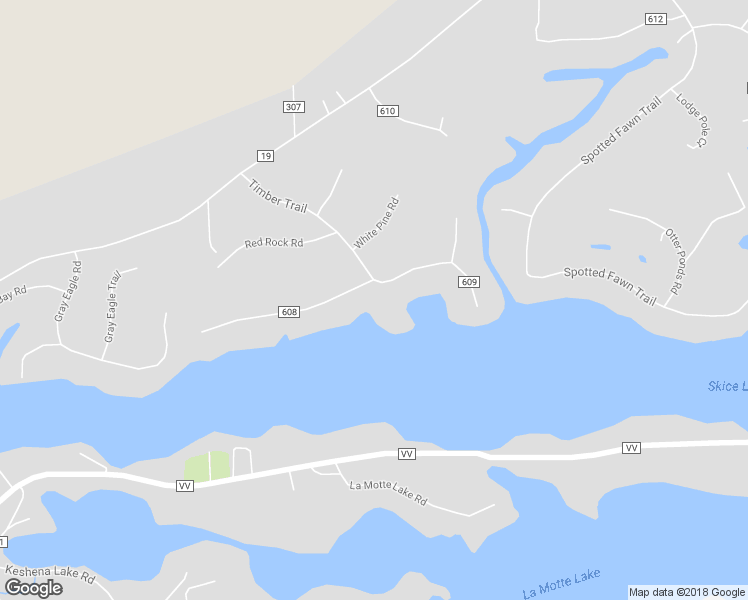 map of restaurants, bars, coffee shops, grocery stores, and more near W2439 Timber Trail in Keshena