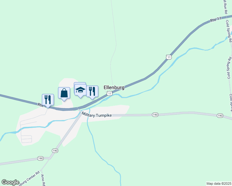 map of restaurants, bars, coffee shops, grocery stores, and more near in Ellenburg