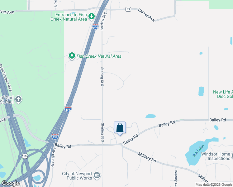 map of restaurants, bars, coffee shops, grocery stores, and more near 2573 Haller Lane East in Maplewood