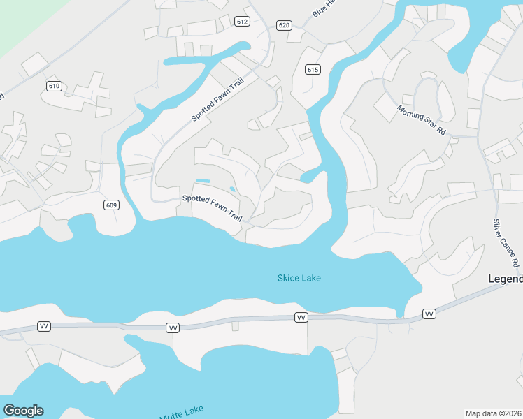 map of restaurants, bars, coffee shops, grocery stores, and more near W2162 Otter Ponds Road in Keshena