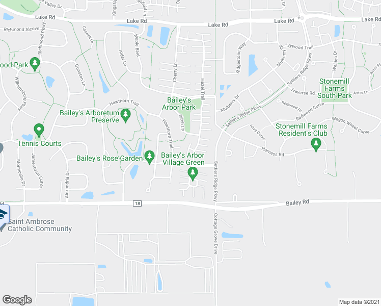 map of restaurants, bars, coffee shops, grocery stores, and more near 3821 Hazel Trail in Woodbury