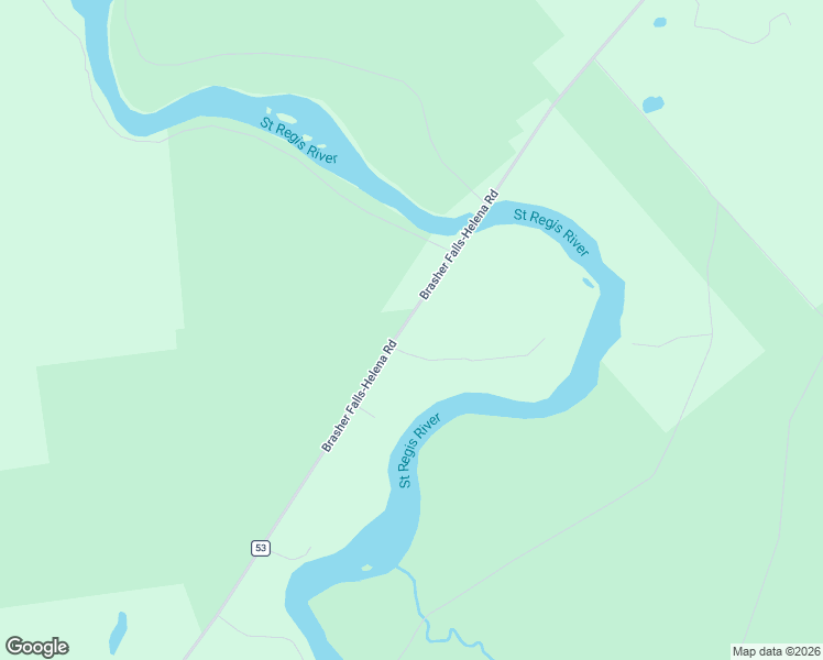 map of restaurants, bars, coffee shops, grocery stores, and more near 1448 County Road 53 in Brasher Falls