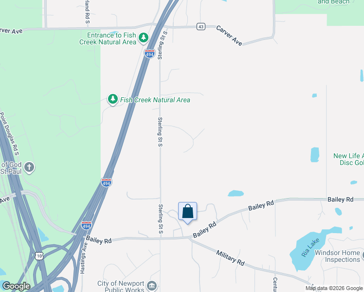 map of restaurants, bars, coffee shops, grocery stores, and more near 2573 Haller Lane East in Maplewood