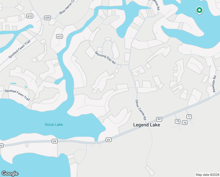 map of restaurants, bars, coffee shops, grocery stores, and more near 1955 Morning Star Trail in Keshena
