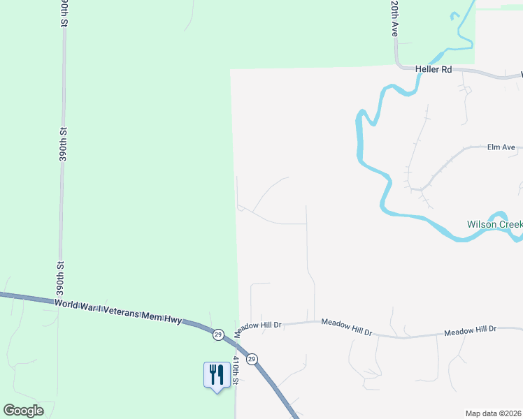 map of restaurants, bars, coffee shops, grocery stores, and more near 1939 Boulder Drive in Menomonie