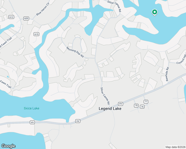 map of restaurants, bars, coffee shops, grocery stores, and more near W1934 Great Bear Road in Keshena