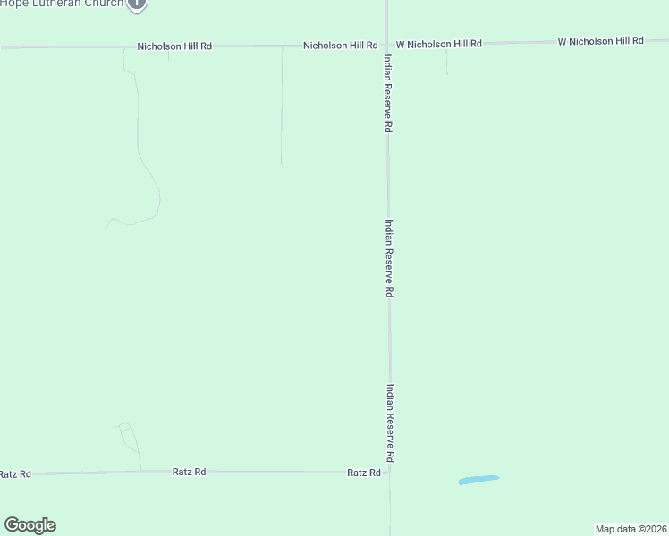 map of restaurants, bars, coffee shops, grocery stores, and more near 12300 Indian Reserve Road in Hubbard Lake