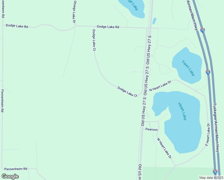 map of restaurants, bars, coffee shops, grocery stores, and more near 3781-9752 Dodge Lake Court in Gaylord