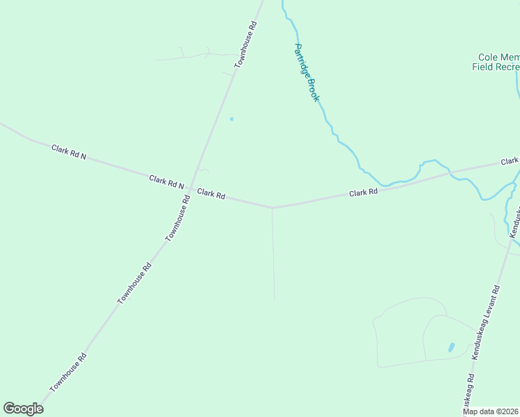 map of restaurants, bars, coffee shops, grocery stores, and more near 70 Clark Road in Kenduskeag